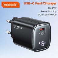 Toocki 45W Gan Sạc Cho Điện Thoại Pd sạc siêu nhanh 2.0 Pps Loại C Hiển Thị Sạc Cho iPhone 17 16 Xia