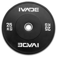 IRONTEC 25 kg x 2 Plates BLACK BUMPER (2" Hole) MD Model - IRONTEC