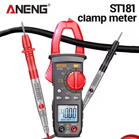ANENG ST181 Professional Multimeter Digital Pinza amperimétrica Ammeter Clamp Meter AC/Current Volta