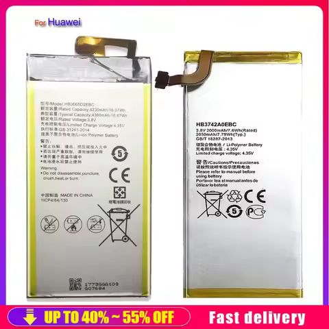 HB405979ECW Battery For Huawei Y5 Y6 II Y7 Y9 (Lite Prime Pro 2017 2018 2019)/DRA-L01 L02 L21 L22 L2
