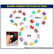 Auto Fuse 2A 5A 7.5A 10A 15A 20A 25A 30A AMP Car Motorcycle Blade Fuse Mini Medium Standard Fuse