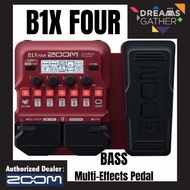 Zoom B1X FOUR Bass Multi-effects Processor with Expression Pedal (B1XFOUR/B1X-FOUR)