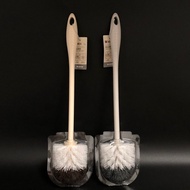 Zhenxing Ball Toilet Brush with Hard Bristles, Long Handle Round Squat Bowl Cleaner, Hangable Bathro