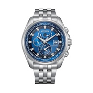 CITIZEN ECO-DRIVE CHRONOGRAPH SILVER STAINLESS STEEL STRAP MEN WATCH AT9120-89L