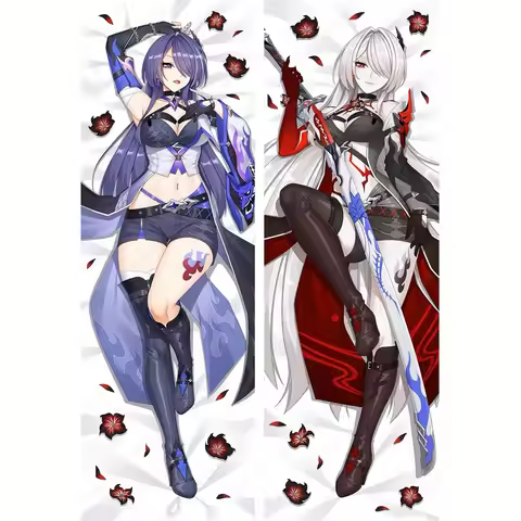 Honkai: Star Rail Acheron Cosplay Dakimakura Hugging Body Pillow Case Costume Raiden Bosenmori Mei L