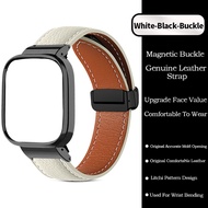 สายนาฬิกาข้อมือหนังแท้ แบบเปลี่ยน Redmi Watch 3 สายนาฬิกา Redmi Watch 2 Lite /Mi Watch Lite Smart wa