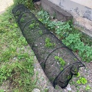 1pc Foldable Black Mesh Garden Tunnel - Bird & Insect Barrier, Fruit & Vegetable UV Protection Shade