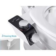 DZ Ultra-Slim Toilet Seat Attachment Dual Nozzle Bidet Adjustable Water Pressure Temperature Feminine Cleaning Bidet