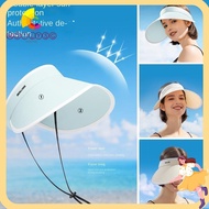 MOILYSG Sunshade Hat, Wide Brim UV-proof UV Empty Top Hat, Fashion Strong Shading Sunhat