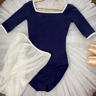 Dancewear Gymnastics Leotard Ballet Adult Female Art Exam Bodysuit Long Sleeve Aerial Yoga Suit