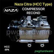 Recond Naza Citra HCC Type 2006-2013Y Air Cond Compressor /Aircon Kompressor Kereta Naza Citra / Car