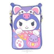 SANRIO - Kuromi 港版 2025 蛇年 賀年 長方形 公仔造型 利是袋 斜揹袋 斜挎包 肩背包 側揹袋 新年 手袋 酷洛米 庫洛米 可羅米