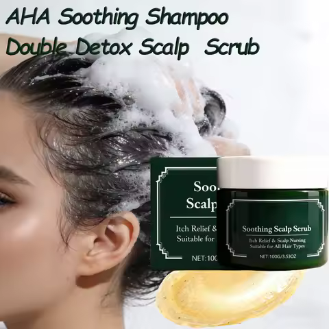 AHA Scalp Purifying Scrub Avocado Oil Gentle Soothing Refreshing Exfoliating Hair Scalp Itchy Detox
