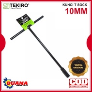 .TEKIRO 10MM T-SOCKET WRENCH / TEKIRO T-TYPE SOCKET 10MM / BLACK T-SOCKET WRENCH / TOOLS - TOOLS
