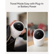 eufy Baby Monitor E20 with 2K HD Camera, 5'' 720p Display, Pan-Tilt, 4× Zoom - T8352