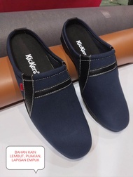SANDAL SELOP KAIN PRIA/SANDAL PRIA/SEPATU SELOP, KICKERSS
