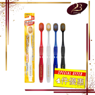Ebisu - 【4支優惠】6列高密度牙刷-中毛62號【顏色隨機發放】【平行進口】