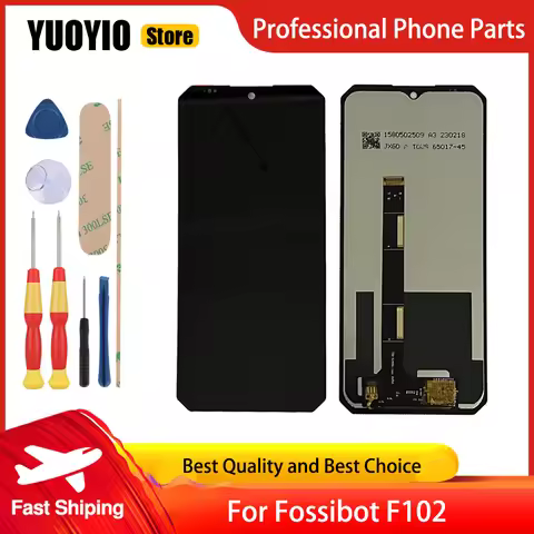 Original LCD Display Touch Screen For Fossibot F102 Digitizer Assembly Replacement Display LCD + Too