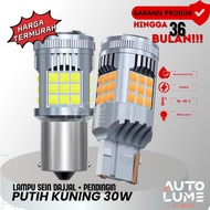 HOT DEALS AutoLumeDajjal LED Turn Signal Light S25 T20 1156 30W Super Bright, CANBUS, Ghost Fan Cool