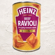 HEINZ < RAVIOLI Can 400g > tomato AND Beef NOODLES / UK / Beef Ravioli in a juicy tomato sauce