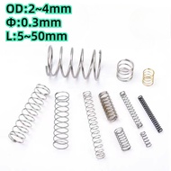 [ZDD] Sus304 Pressure Spring d0.3mm Pressure Spring Small Spring Compression Spring Return Spring La