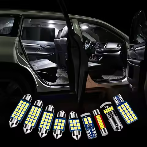 Car LED Lights Accessories For Toyota Land Cruiser 100 200 LC200 Prado 120 150 FJ Cruiser Avensis T2
