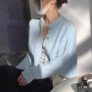 COLORFUL DOT CARDI KOREAN CARDIGAN SWEATHER KOREAN SWEATER WOMEN PREMIUM KNIT MATERIAL