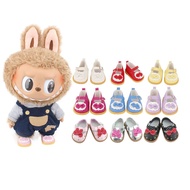 Japan Shipping From Taiwan-37cm labubu 7cm Shoes 42cm Rebirth Doll Small Leather Single Shoe Accesso