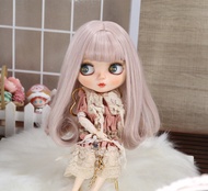 {Hàng Có Sẵn} Búp Bê BJD Vải Nhỏ Blythe Tóc Giả Tóc Mái Tóc Lượn Sóng Đầu Sóng Đầu Hoa Lê Mỳ Tôm Cuộ