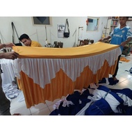 SQUARE TABLE COVER WITH TONGUE FRAME BUFFET TABLE CLOTH/ WITH FRINGES