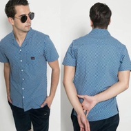 KEMEJA 3second Original Short Sleeves BLUE Shirt