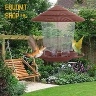 EQUOMT Gazebo With Hang Rope Flying Animal For Pet Feed Station Garden Food Container Bird Supplies Bird Feeder Feeding Tool