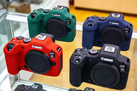 Silicone Case Rubber Camera Body Cover For Canon EOS R6 III R6 Mark III Texture model