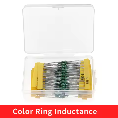20Values 0307 Inductor Assorted Kit 1uH-4.7MH 1/4W Color Ring Inductance 1UH 2.2UH 4.7UH 6.8UH 220UH