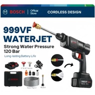 Water Jet Cordless High Pressure Car Washer Spray Gun with Toolbox + 2 Batteries