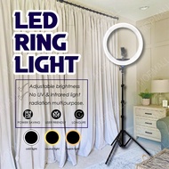 M.mall LED Ring Light Selfie Ring Light Lampu with Tripod Adjustable Tripod Stand Tiktok & Makeup Li