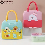 WONDER Insulated Lunch Box Bags, Portable Insulated Thermal Cartoon Lunch Bag, Cute Thermal Bag Lunch Box Accessories Tote Food Small Cooler Bag