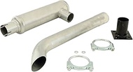 Complete Tractor 1917-8303 Muffler Conversion kit Compatible with/Replacement for Kubota B1550D, B15