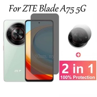 Anti-spy Screen Protector for ZTE Blade A75 5G Privacy Screen Protector for ZTE Blade A75 5G A52 A72