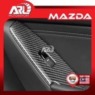 Mazda 3 BM / BN 2013 - 2018 Carbon Fiber Interior Decoration Window Switch Panel ARL Motorsport Car 