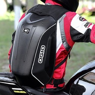 OGIO 30-48L กระเป๋าเปลือกแข็งกระเป๋าเป้สิงห์นักบิดคาร์บอนไฟเบอร์ Moto,กระเป๋าคอมพิวเตอร์เวลาเดินทางใส่ของสำหรับแข่งมอเตอร์ไซค์