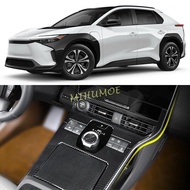 For 2023-2025 Toyota bZ4X Subaru Solterra Carbon Black Gear Shift Box Panel Decorative Cover Trim Ca