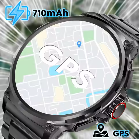 2025 V69 1.85 Inch HD Bluetooth Call Smart Watch Men Sports Fitness Tracker Heart Monitor 710mAh Sma