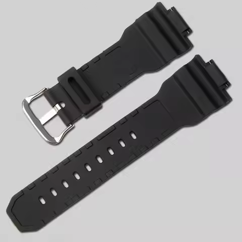 For Casio G-SHOCK 7900 series watch band G-7900 GW-7900B-1 GW-7900B convex TPU silicone strap Silver