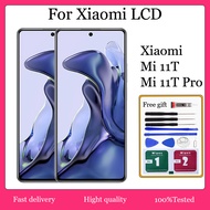Original AMOLED For Xiaomi 11T / 11T Pro LCD Display Touch Screen With Frame Replacement