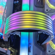 สาย PC RGB LED สายแหล่งไฟ PC ARGB สำหรับเมนบอร์ด24ขา