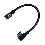 五九彎頭type-c轉mini usb電源線適用奧迪id3極狐t5行車記錄儀充電線短款海康D1轉接頭凌度hs880 bl