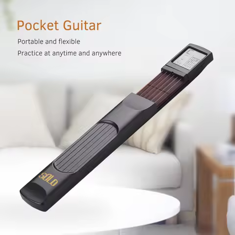 Portable Chord Trainer Pocket Guitar Practice Tools LCD Musical Instrument Practice Chords Tools gui
