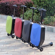 XSD happy base camp Zheng Yijian skateboard luggage scooter luggage scooter travel trolley case Student