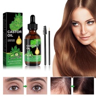 Black Castor Oil Castor Oil Organic Cold Pressed Unrefined Pure Natural Castor Oil for Hair Growth, Eyelashes &amp; Eyebrows, Deep Cleansing, Skin &amp; Scalp Moisturizer, Nail Care Grow